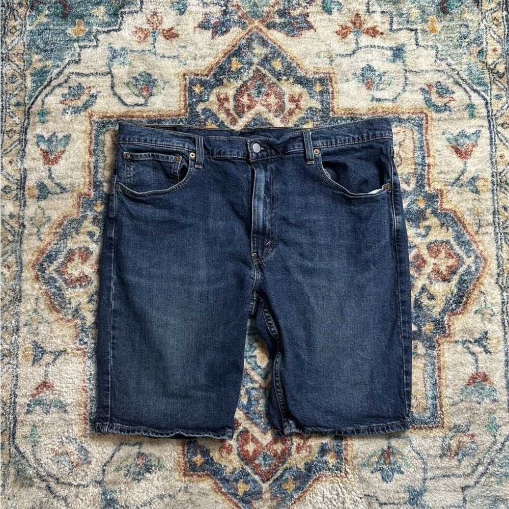 Levi’s 412 Dark Wash Denim Shorts Size 40